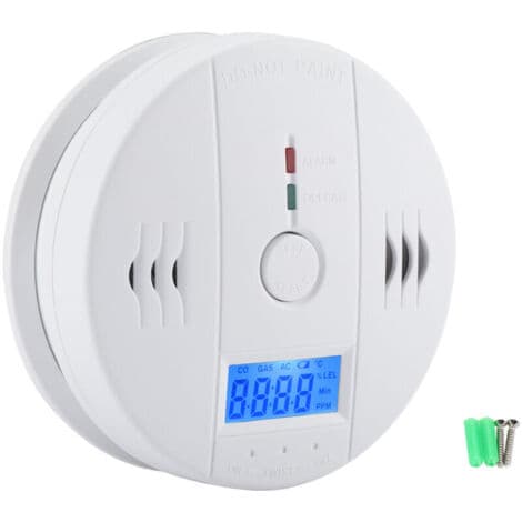 Hjemme LCD digital kuliltealarm, CO-alarm, CO-sensor