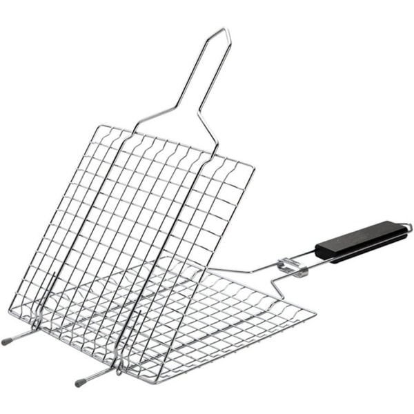 Grillkorg Fiskgrill med handtag, grillspatel (23 x 21,5 cm)