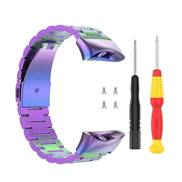 Armband i rostfritt stål för Forerunner 45 45S Swim 2 Armbandsur Colorful