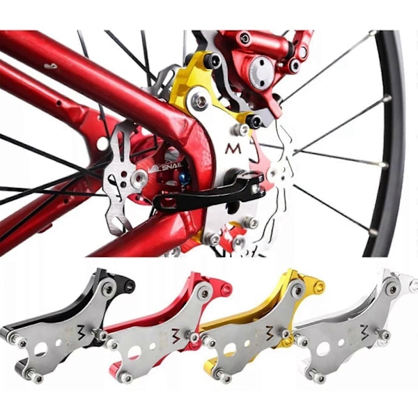 Sykkel Skivebrems Brakett Adapter Terrengsykkel Ramme Konverteringsholder Kit js Red