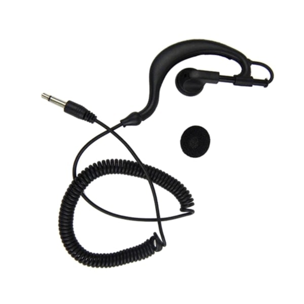 G-Shape Mjukt Öronkrok Headset Headset 3,5 mm Kontakt-Öronkrok Lyssna Endast Ham-Radio Hörlur/Headset för 2-vägs Radioapparater