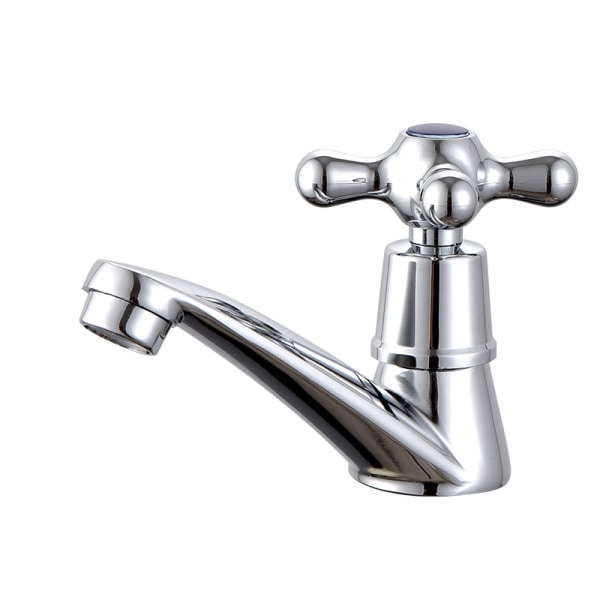 Single cold water faucet faucet, single cold water faucet chrome basin faucet for home bathroom toilet sink kitchen