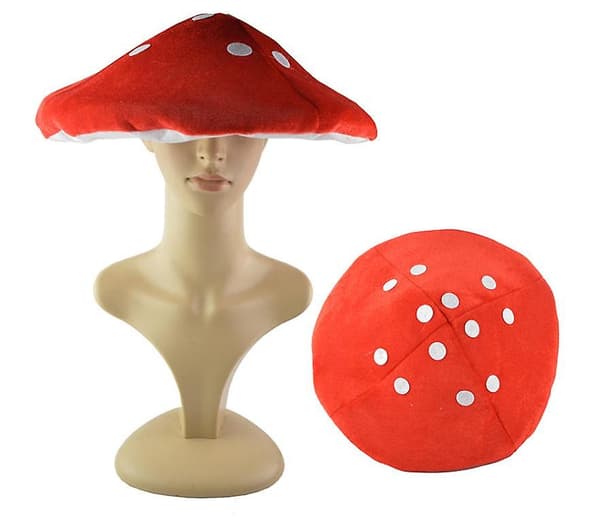 Blekkspruthatt for barn og voksne - morsomme hatter red