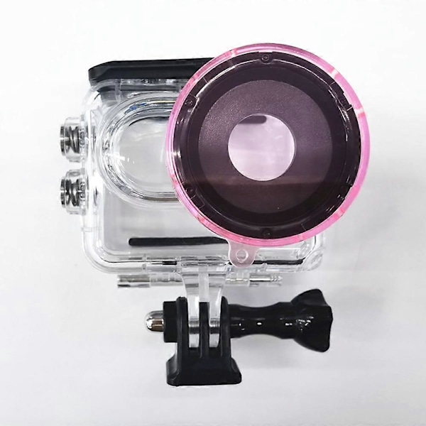 Sukelluslinssisuodatin Insta360 Go 3 -kameran sukelluskoteloon, vedenpitävä kuori, ABS-linssisuodatin Multicolor Style A