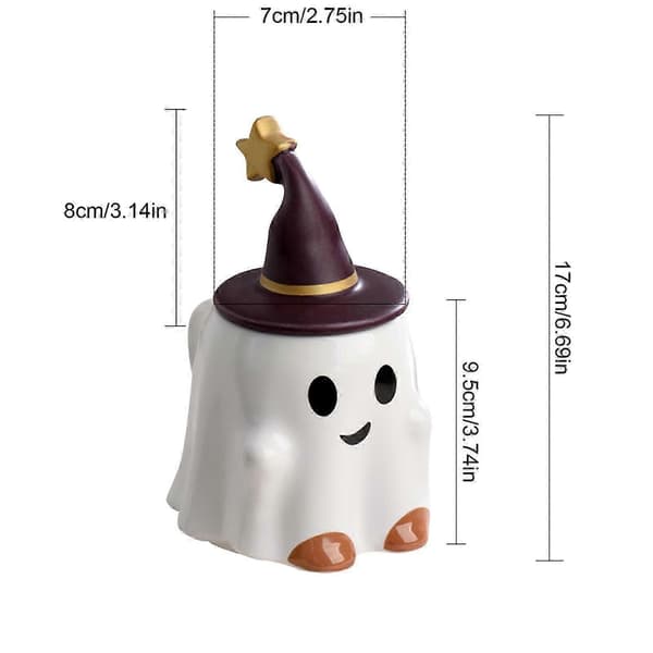 3D Spøkelseskopp for kaffe, perfekt Halloween-festgave A