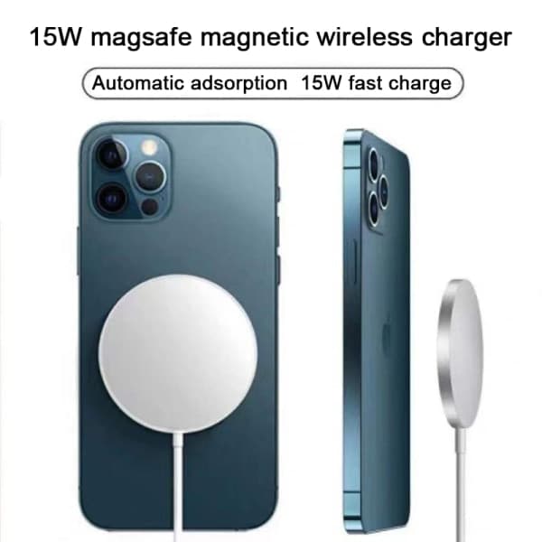 MagSafe-oplader til Apple iPhone Magnetisk Trådløs Opladningsplade