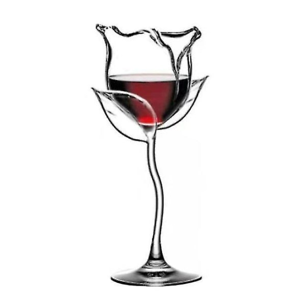 Shape Wine Goblet Rose Fancy Cocktail Glass Glasses Party