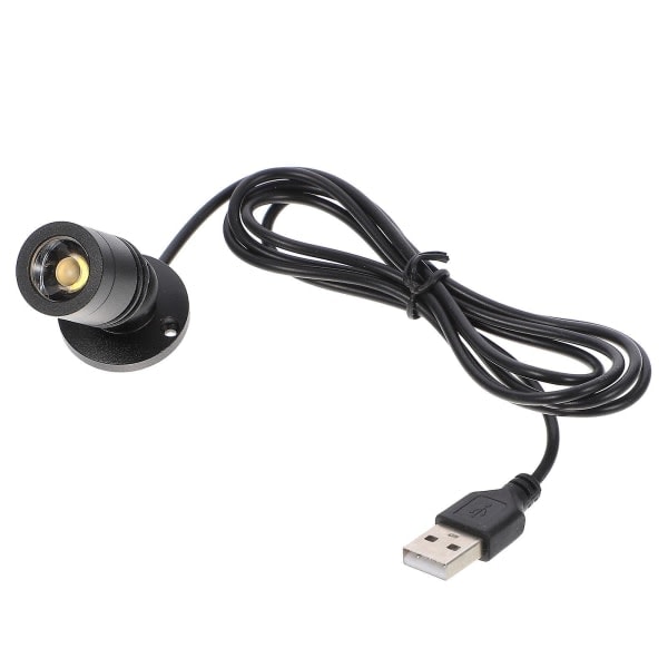 Liten spotlight Inomhus konstbelysning Liten spotlight Liten LED-stripbelysning LED-spotlight Smyckeslampa Svart 4.3X2X2CM Svart 4.3X2X2CM