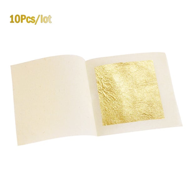 10 st 24K guldfolie ätbart guldblad