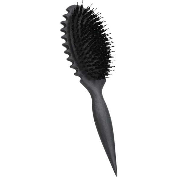1 st Curlförbättrande Borste Allround Hårkam Definierande Mjuka Borst Hårbottenmassage Luftkudde Lockig Formgivning Styling Black