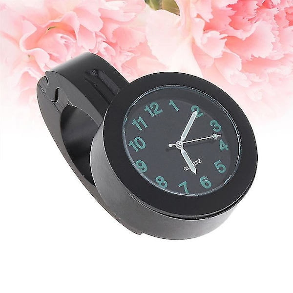 Motorsykkelklokke for styret, vanntett klokke for styret Motorsykkelklokke for styret Svart Black