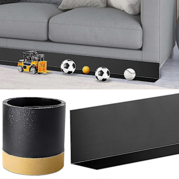 Justerbar 3m Leksaksspärr Under Soffa Sängspärr För Hem Barnrum Soffa black