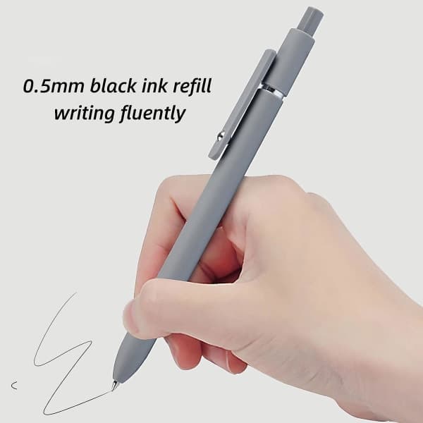 Geelikynät - 0,5 mm musta muste - 5 kpl Morandi