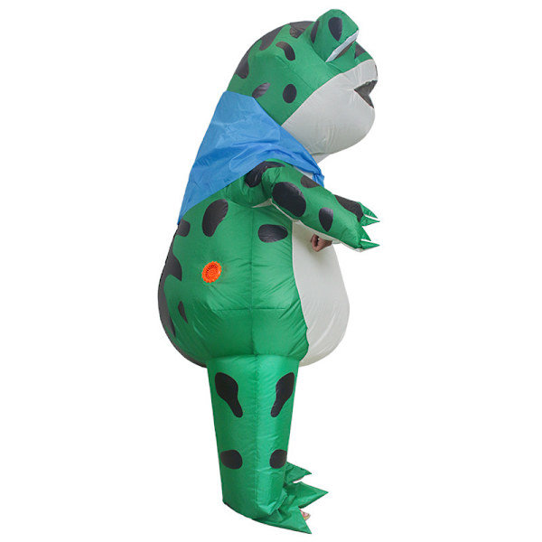 Halloween-festdräkt rolig docka uppblåsbar dräkt julscenföreställning festivaldräkt cosplay Frog Adults [150-190cm]