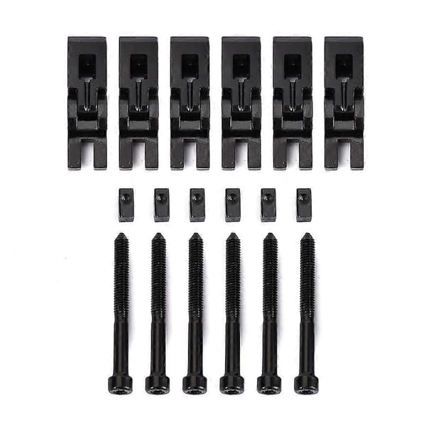 6 st Metall Gitarr Låsta Strängsadlar kompatibla med Floyd-Rose Tremolo Stall Delar