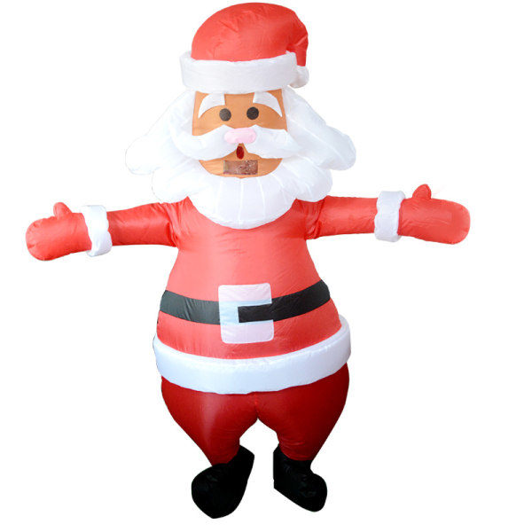Jul utomhusdekorationer Santa Claus uppblåsbara kostymer