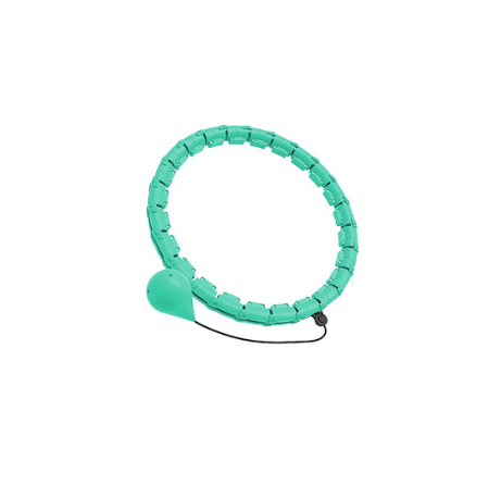 Viktad Smart Hula Hoop - med 24 avtagbara delar Cyan