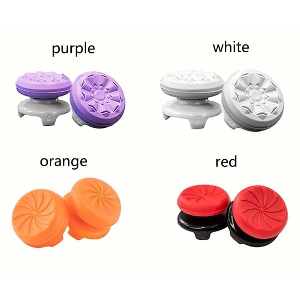 1 Par Tommelfingergreb til PS5 Playstation PS4 Controller orange