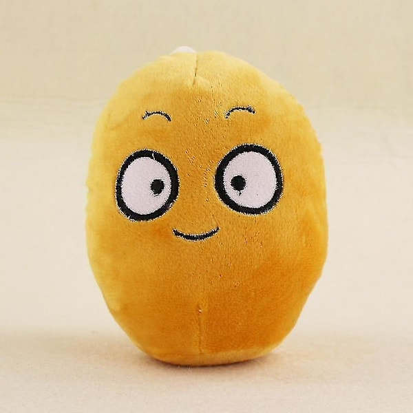 13cm söpö Plants vs. Zombies pehmolelu Pvz Wall Nut pehmolelu imukuppiripustuspehmolelu