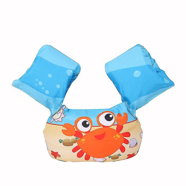 Redningsvest til småbørn, svømmevest, flydehjælp til småbørn, piger og drenge, børneredningsveste Light Blue Dinosaur