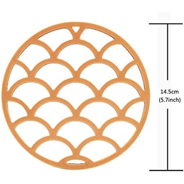 Silikonunderlägg Värmebeständiga halkfria köksunderlägg (4pack)