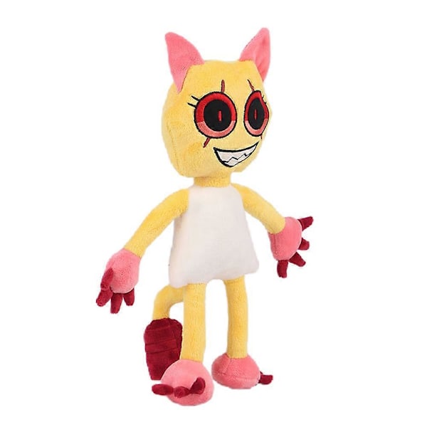 Dandy's World Horror Games Plyschleksak, Cartoon Toys Plushies, Pebble Scrap Poppy Goob Dockdocka Present till Fans Vänner Yellow