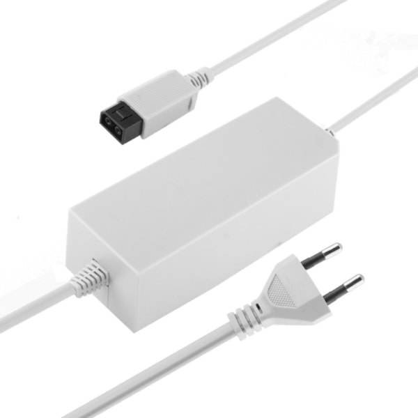 Nätströmsadapter - Kompatibel med Nintendo Wii Vit
