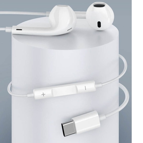 USB-C Type C -johdinnauhat puhelimeen 15/15Plus/15Pro - Korvan sisäiset kuulokkeet Android-laitteille - Kuulokkeet puhelimeen