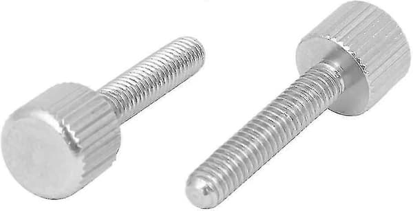 Datamaskin PC-kabinett M4 X 20mm Rustfritt Stål Flat Hode Riflet Tommelskrue 15 stk