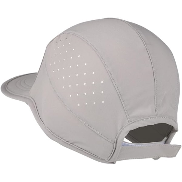 Unisex Pehmeälippainen Suorituskykyinen Juoksulippis Nopeasti Kuivuva Viileä Urheilulippis Kevyt Joustava Nylon Baseball-lippis UPF50+ dark gray