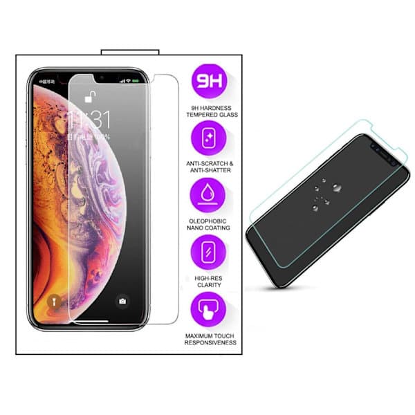 2-pack Samsung Galaxy A8 (2018) - Härdat glas transparent