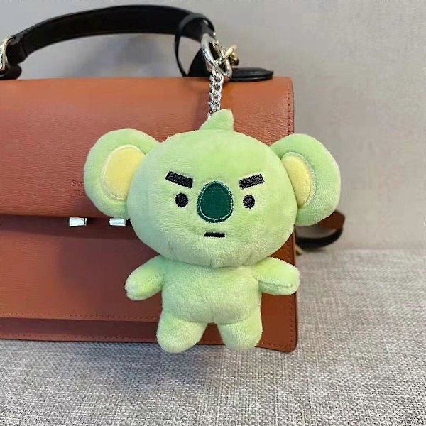 10CM Kawaii Line Friends Bt21 Sarjakuva Shooky Cooky Chimmy Rj Pehmo Riipus Jälkiruoka Sarja Avaimenperä Riipus Pehmo Nukke Koriste pendant22 10CM