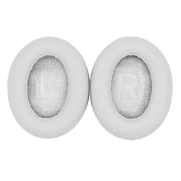 Erstatning Protein Leather Øreputer Øreputer for Bose 700 Nc700 Bluetooth Hodetelefoner 1 Par Sett White