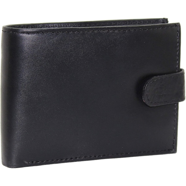 Men's Fragrant Leather Wallet with Zipper Change Pocket Men's Wallet Change Pocket