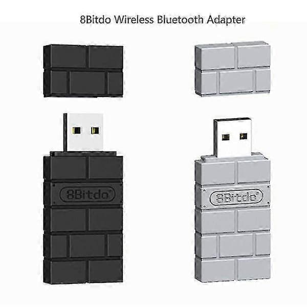 8BitDo Trådløs Bluetooth USB-mottakeradapter Kompatibel med Windows, Mac, Raspberry Pi og Nintendo Switch