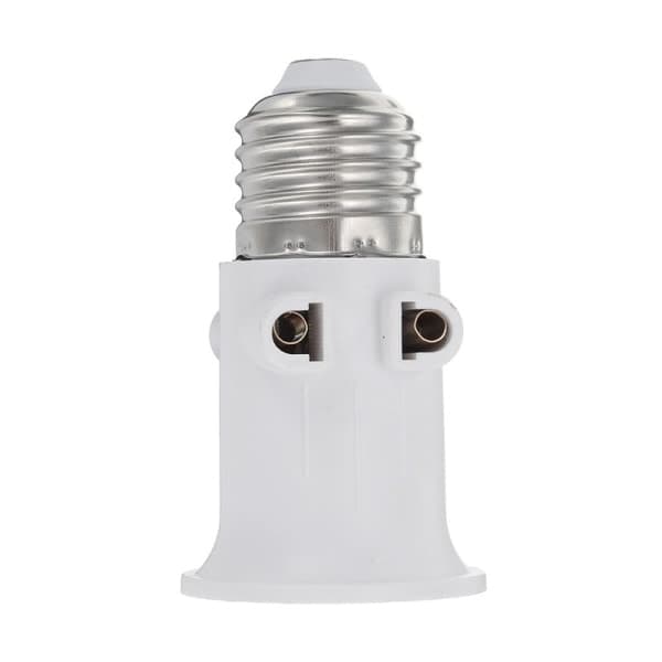 2 stk AC100-240V 4A E27 lampehode konverteringssokkel, lampeadapter