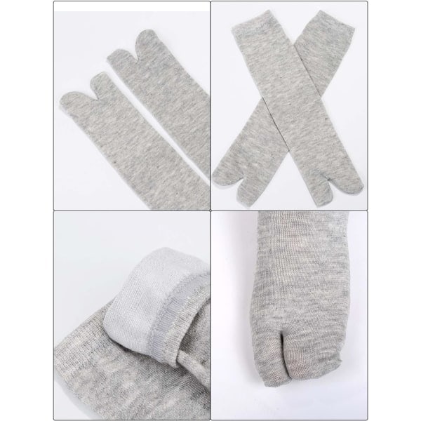 Pairs Unisex Tabi Varvassukat Geta Sukat Puuvilla Split Toe Tabi Sukat Joustavat Naisille ja Miehille, Monivärinen,