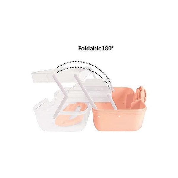 Medicinsk Förvaringslåda 3 Lager Medicinlåda Hushållsmedicinbehållare PINK