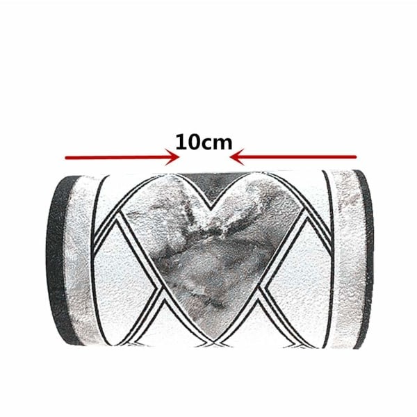 Itseliimautuva tapettilista Vedenkestävä 10 cm x 5 metriä (harmaa)