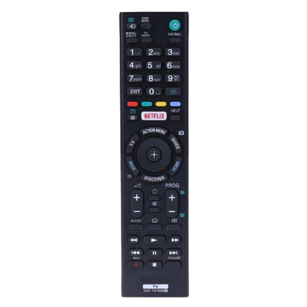 Universal Fjärrkontroll RMT-TX100D för Sony TV Svart en storlek
