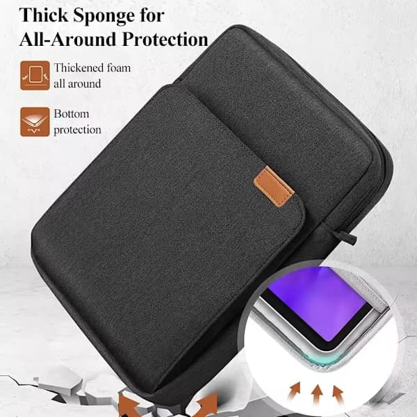 Pink Messenger Laptop Taske til MacBook Air Pro M1 M2 iPad 9