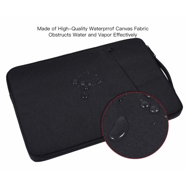 INF Laptopveske 14,1 tommer/15,4 tommer lerret Svart Sort