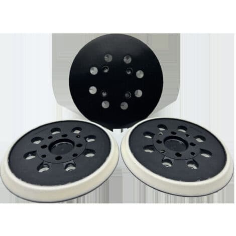 Slipesåle for Bosch (Ø 125 mm, middels hardhet) med tilbehørssystem for PEX 300/400 AE / 4000 AE / Advanced Orbit 18 eksentersliper