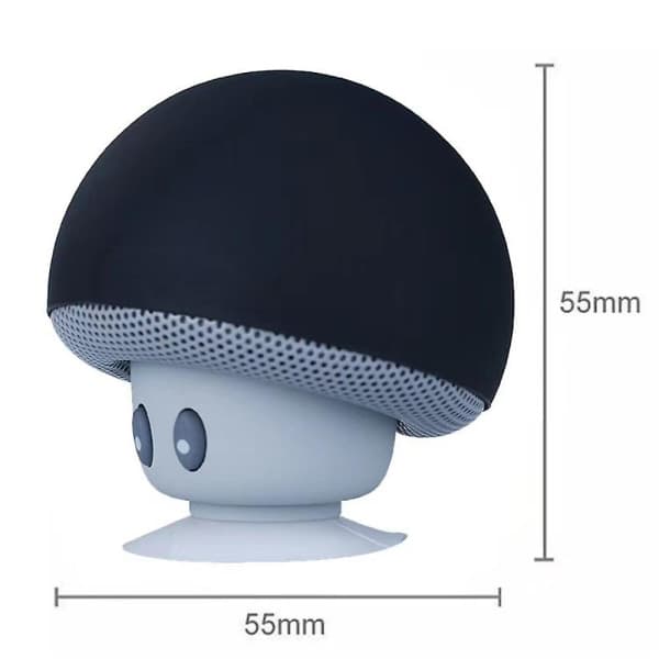 Bærbar Mini Soppformet Høytaler Trådløs Bluetooth Lyd for Universal Telefon Light Blue