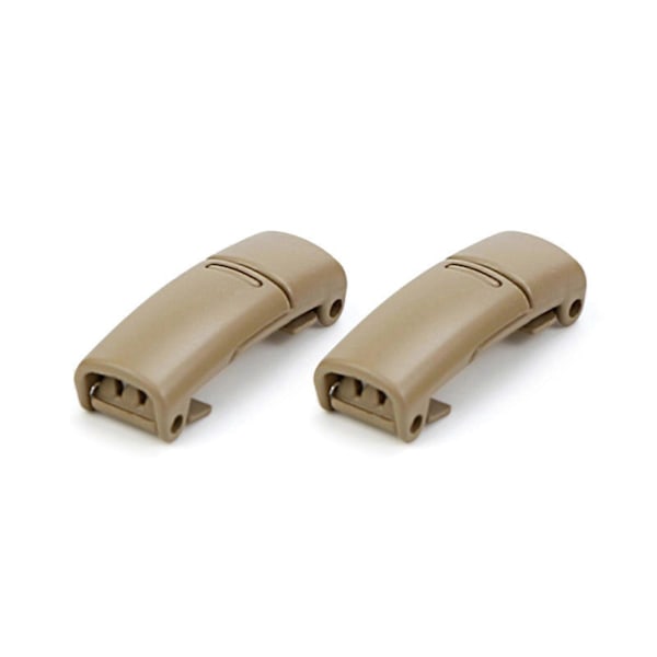 2 stk Lazy Magnetiske Metal Snorspænder Snøreløse Snorspænder Knapper Børn Voksne - SNNGV Khaki