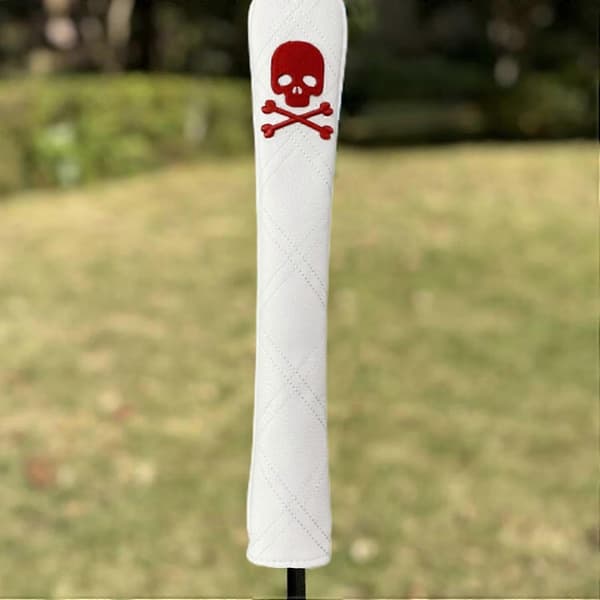 Alignment Headcover – Golf Alignment Headcover, Utsøkt Golf Alignment Rod Cover i Lær Inkluderer 2 Stenger, Slitesterkt og Elegant Tilbehør, Gave