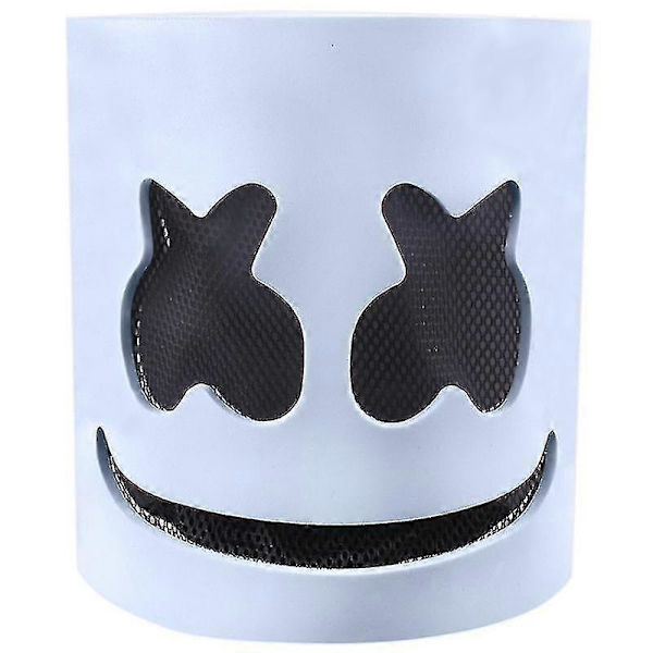 Dj Marshmello Full Head Mask Hjelm til Halloween Cosplay Party