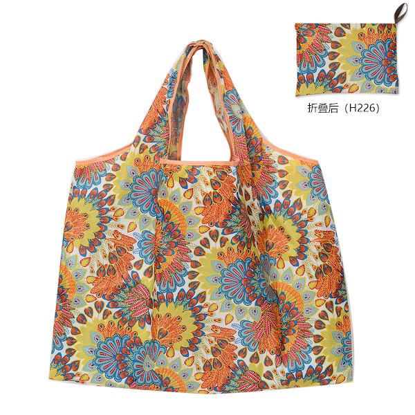 Stor foldbar taske 50*40cm, genanvendelig til shoppingture 50*40cm F