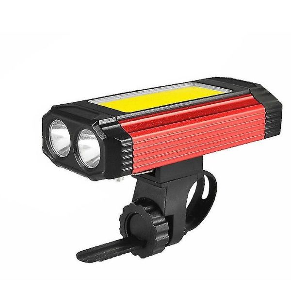 Cob Work Light Led Flashlight Bike Headlight Camping Lamp Torch Usb Rechargeable