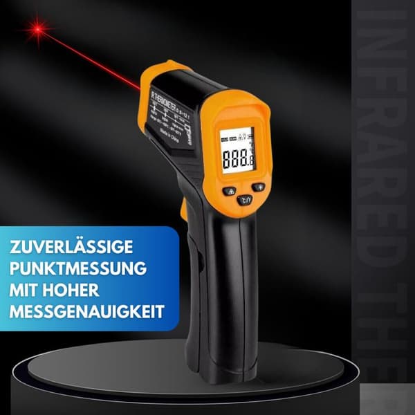 WAAGEMANN Infrarød Lasertermometer -50°C - 500°C Pyrometer